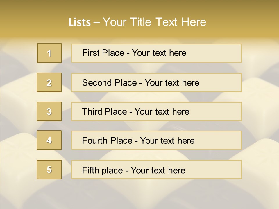 Texture Meal Temptation PowerPoint Template