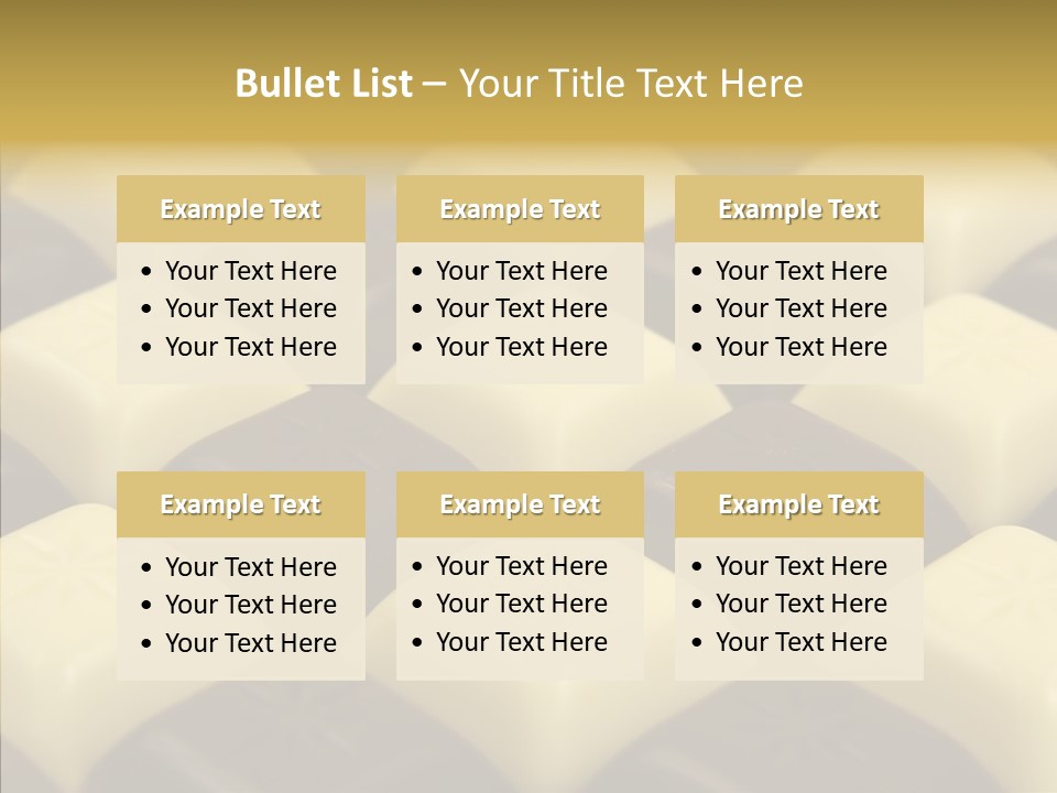 Texture Meal Temptation PowerPoint Template