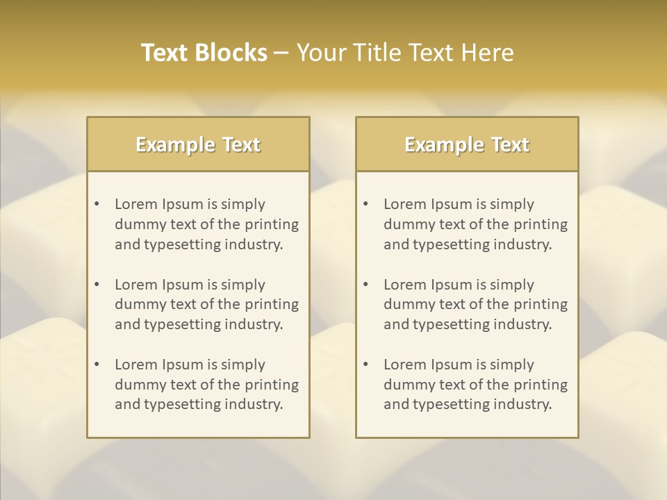Texture Meal Temptation PowerPoint Template