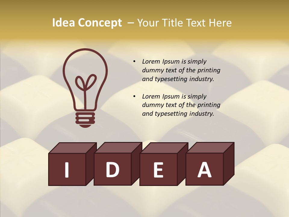 Texture Meal Temptation PowerPoint Template