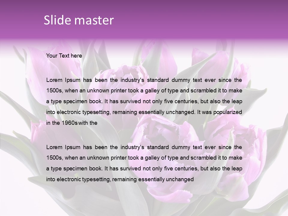 Bloom Beauty Summer PowerPoint Template