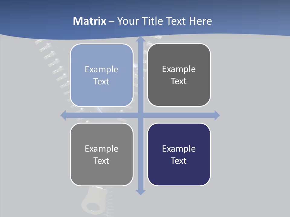 Zipper Cosmos Earth PowerPoint Template
