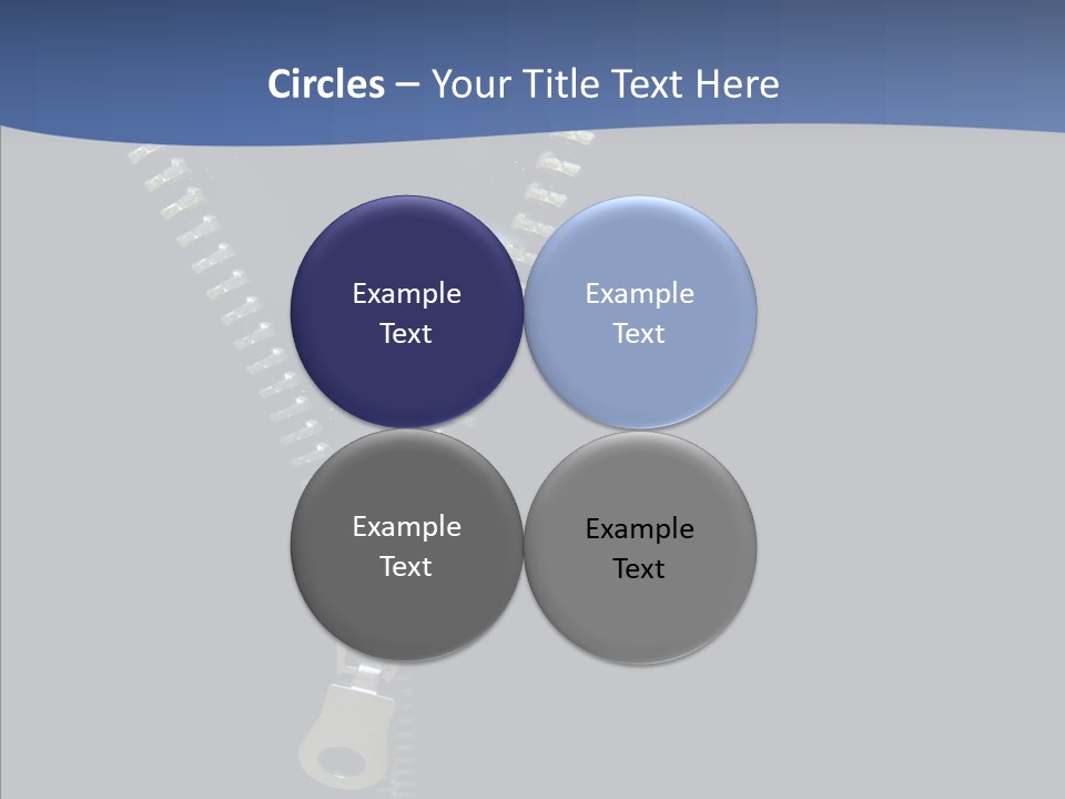 Zipper Cosmos Earth PowerPoint Template