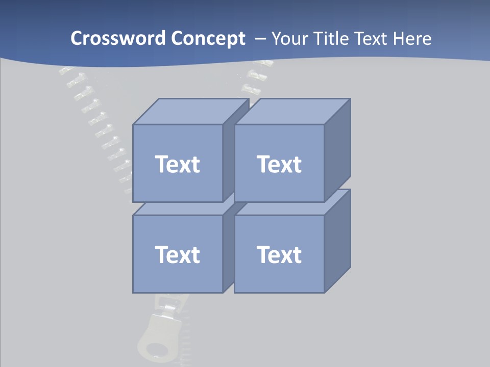Zipper Cosmos Earth PowerPoint Template