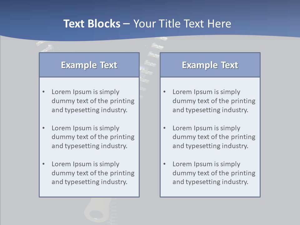 Zipper Cosmos Earth PowerPoint Template