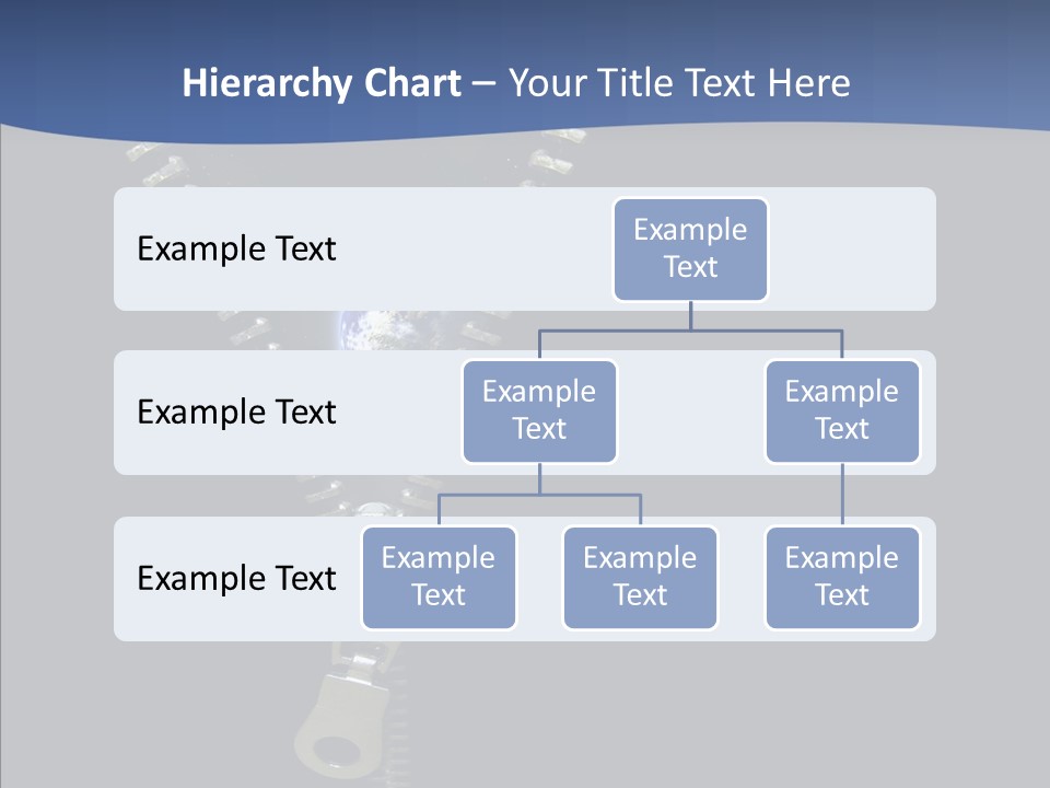 Zipper Cosmos Earth PowerPoint Template