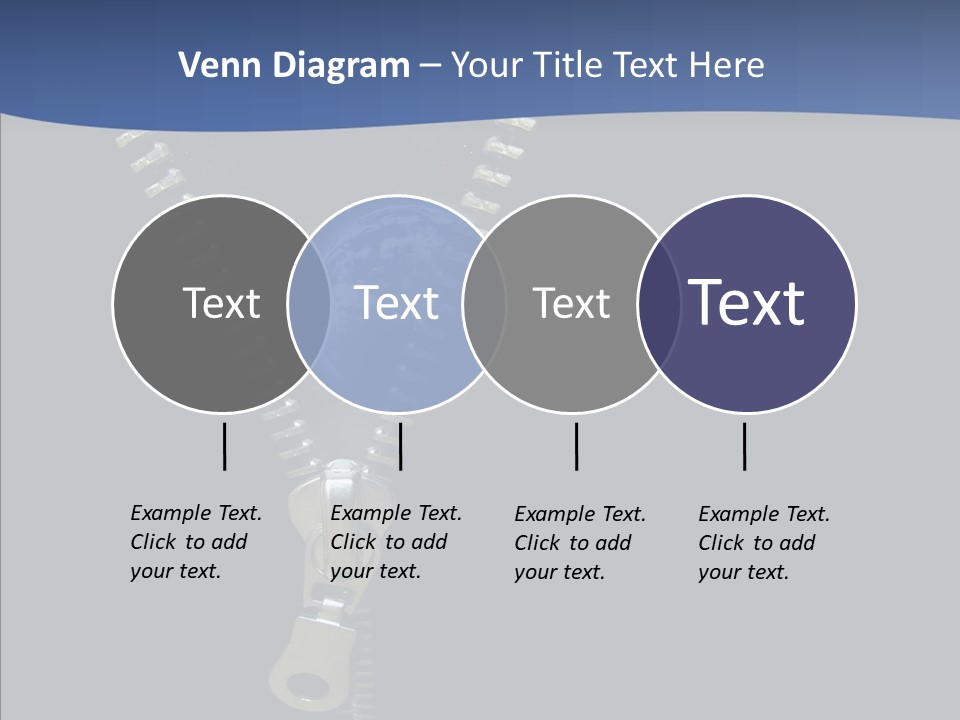 Zipper Cosmos Earth PowerPoint Template