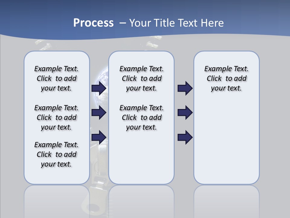 Zipper Cosmos Earth PowerPoint Template