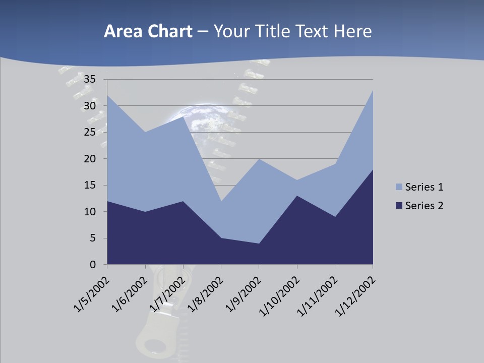 Zipper Cosmos Earth PowerPoint Template