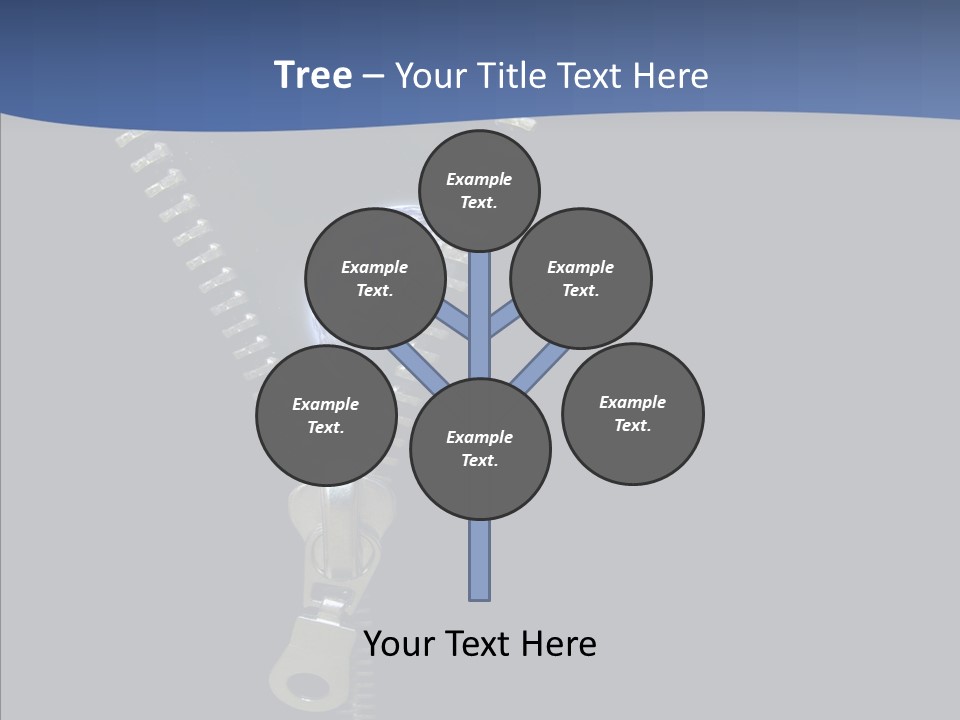 Zipper Cosmos Earth PowerPoint Template