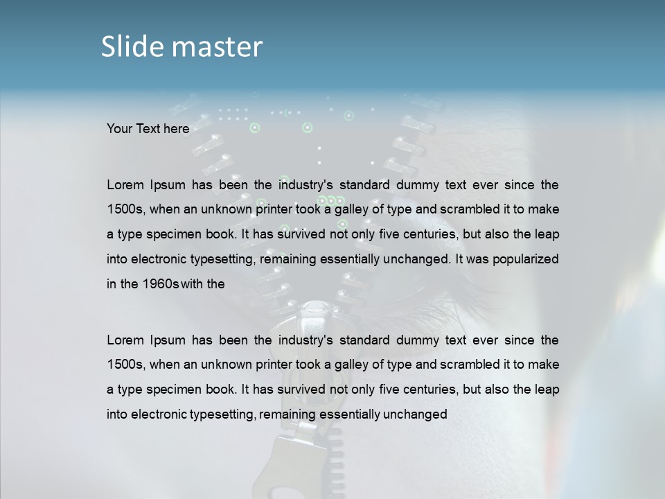 Man Advertisement Metaphorical PowerPoint Template