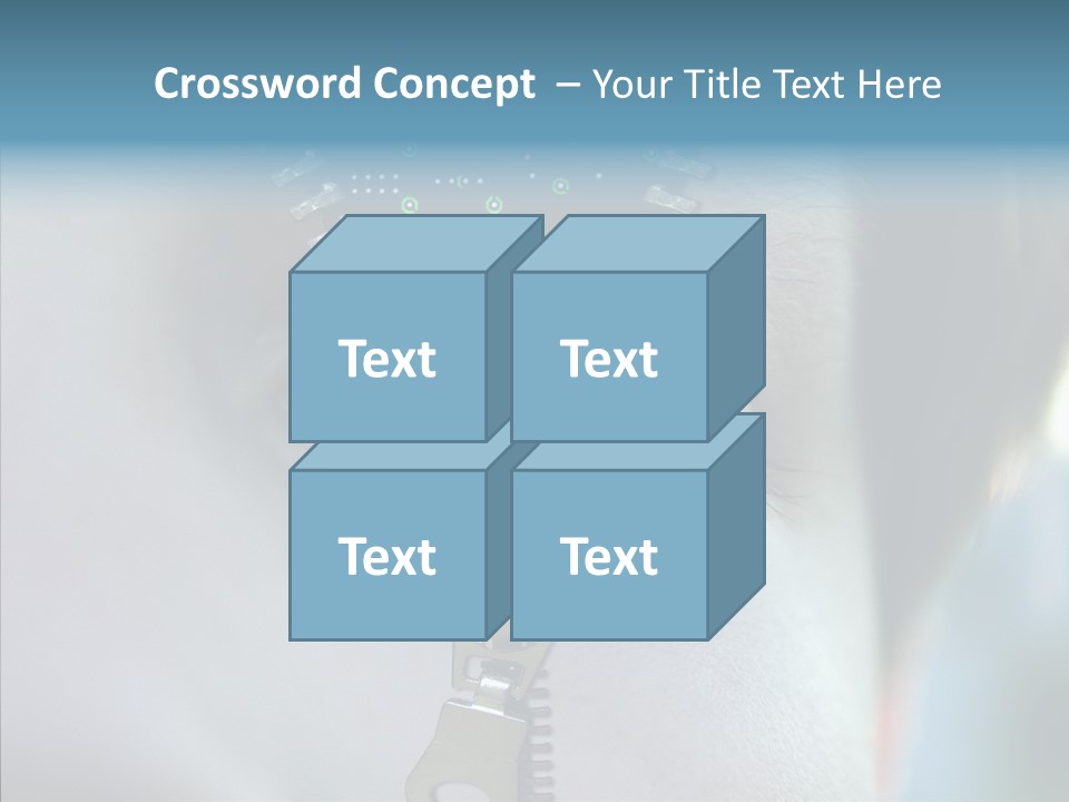 Man Advertisement Metaphorical PowerPoint Template
