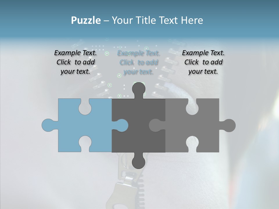 Man Advertisement Metaphorical PowerPoint Template