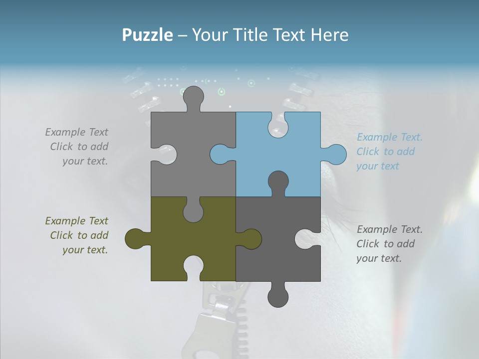 Man Advertisement Metaphorical PowerPoint Template