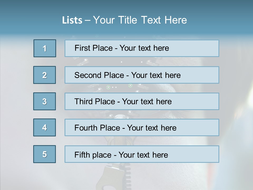 Man Advertisement Metaphorical PowerPoint Template