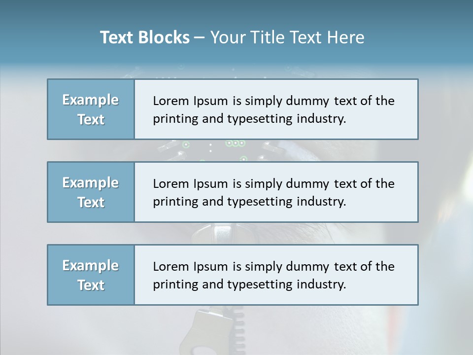 Man Advertisement Metaphorical PowerPoint Template