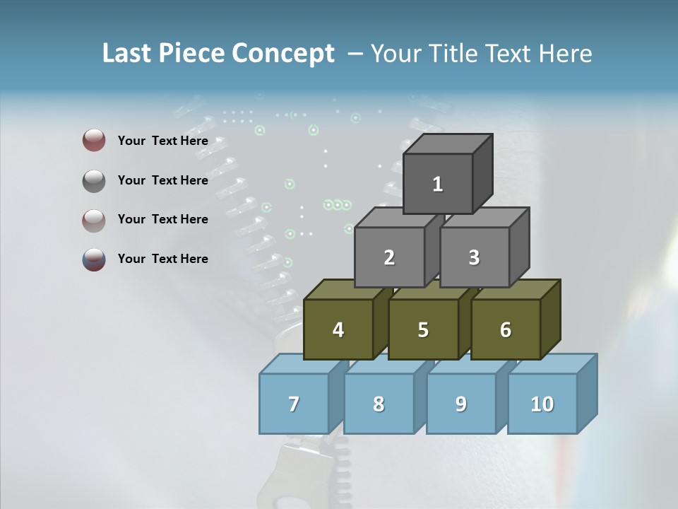 Man Advertisement Metaphorical PowerPoint Template