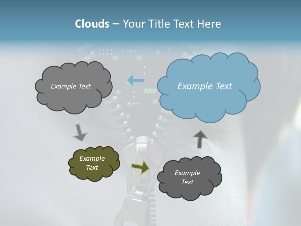 Man Advertisement Metaphorical PowerPoint Template