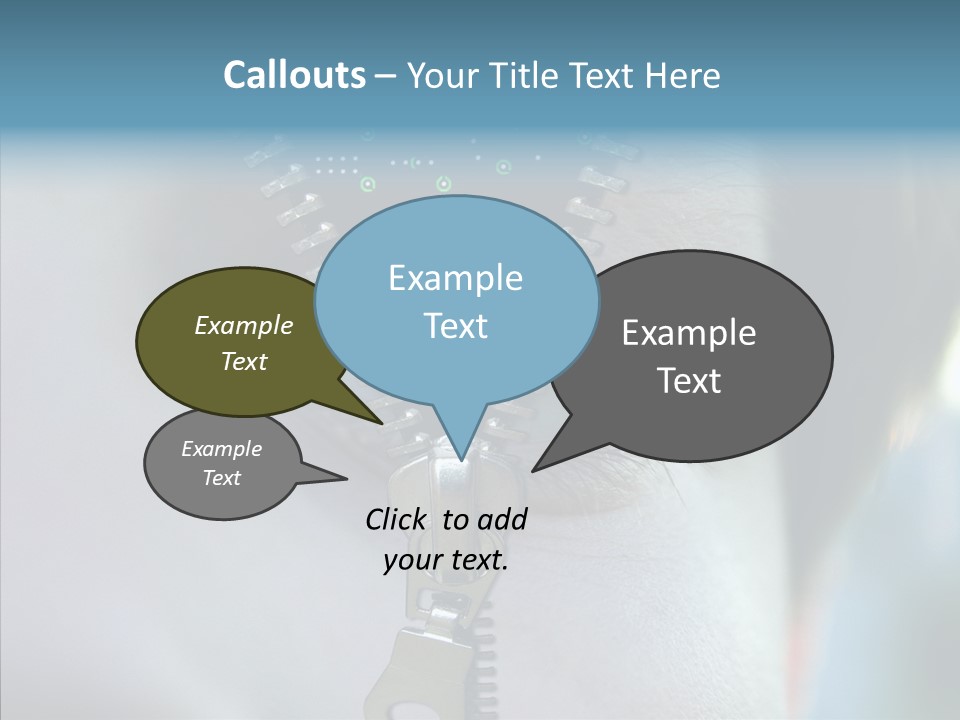 Man Advertisement Metaphorical PowerPoint Template