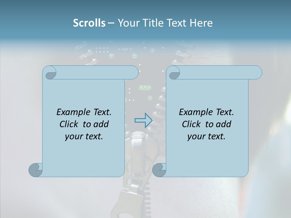 Man Advertisement Metaphorical PowerPoint Template