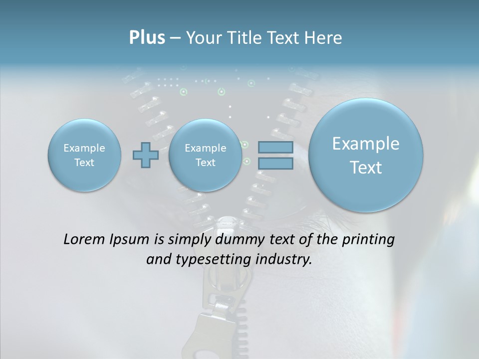 Man Advertisement Metaphorical PowerPoint Template