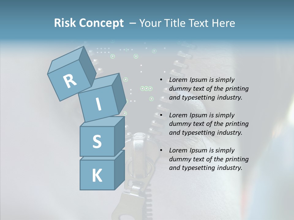 Man Advertisement Metaphorical PowerPoint Template