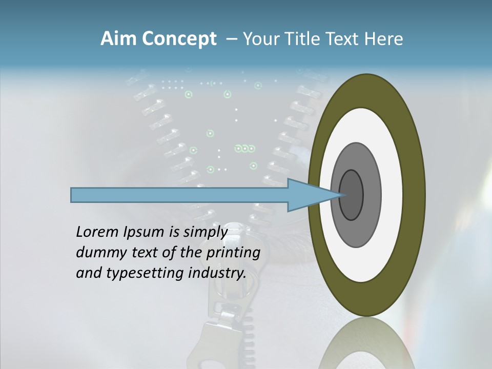 Man Advertisement Metaphorical PowerPoint Template