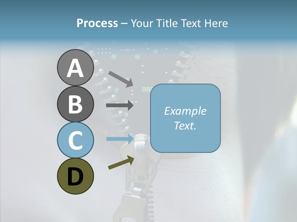 Man Advertisement Metaphorical PowerPoint Template