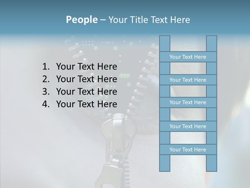 Man Advertisement Metaphorical PowerPoint Template