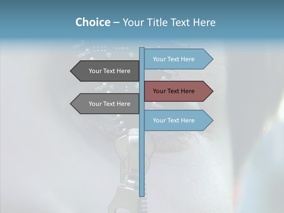 Man Advertisement Metaphorical PowerPoint Template