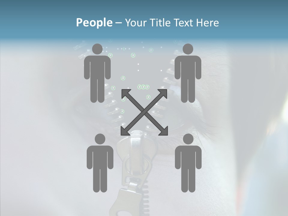 Man Advertisement Metaphorical PowerPoint Template