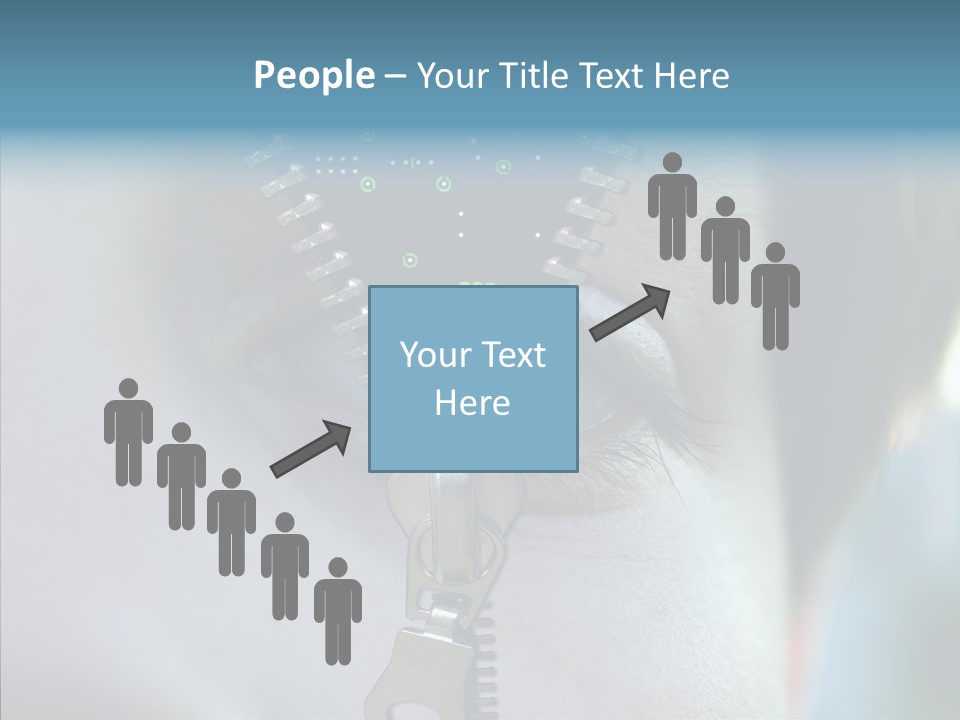 Man Advertisement Metaphorical PowerPoint Template