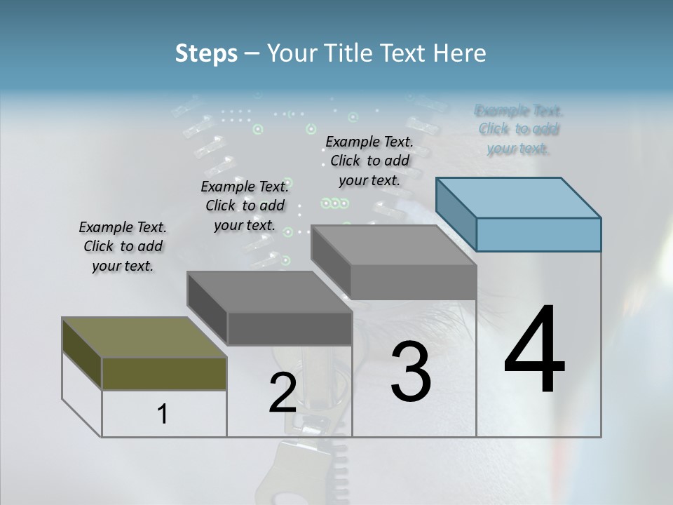 Man Advertisement Metaphorical PowerPoint Template