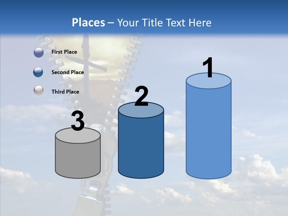 Zipper Conceptual Zip PowerPoint Template