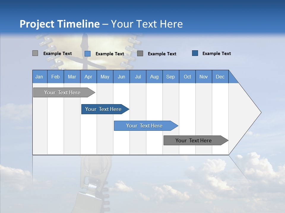 Zipper Conceptual Zip PowerPoint Template