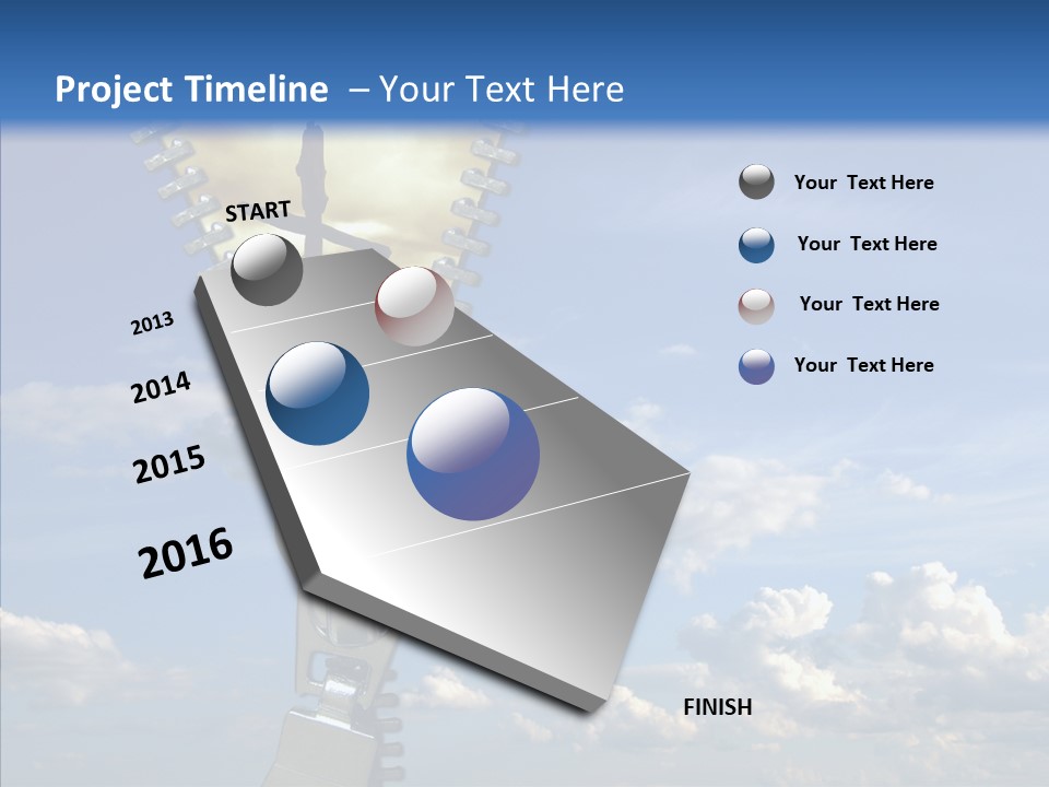 Zipper Conceptual Zip PowerPoint Template