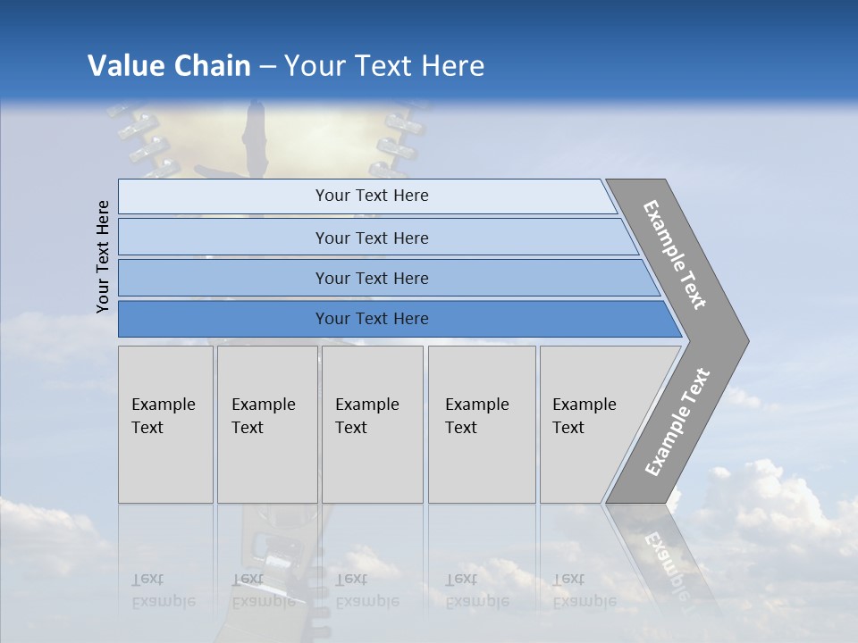 Zipper Conceptual Zip PowerPoint Template