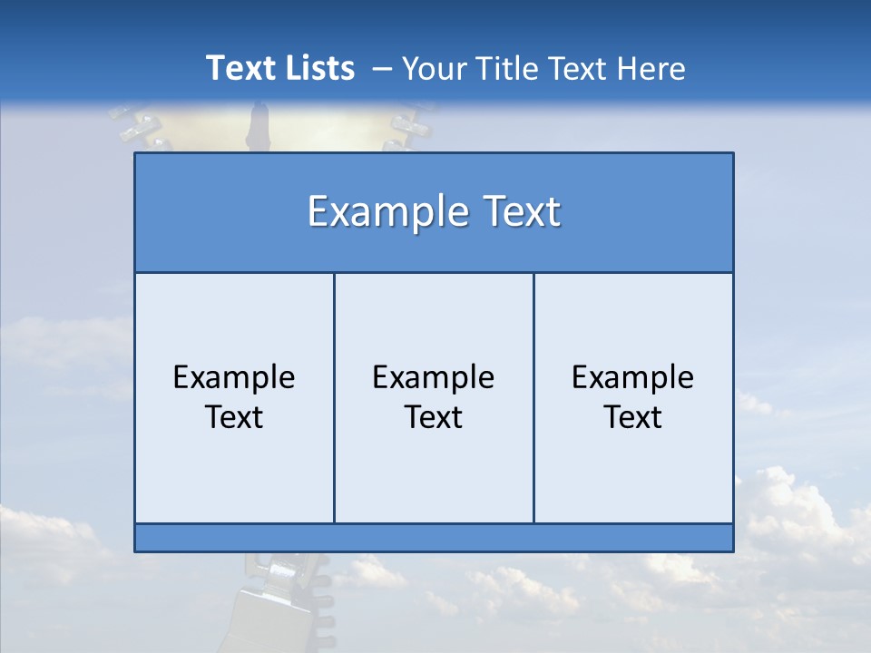 Zipper Conceptual Zip PowerPoint Template