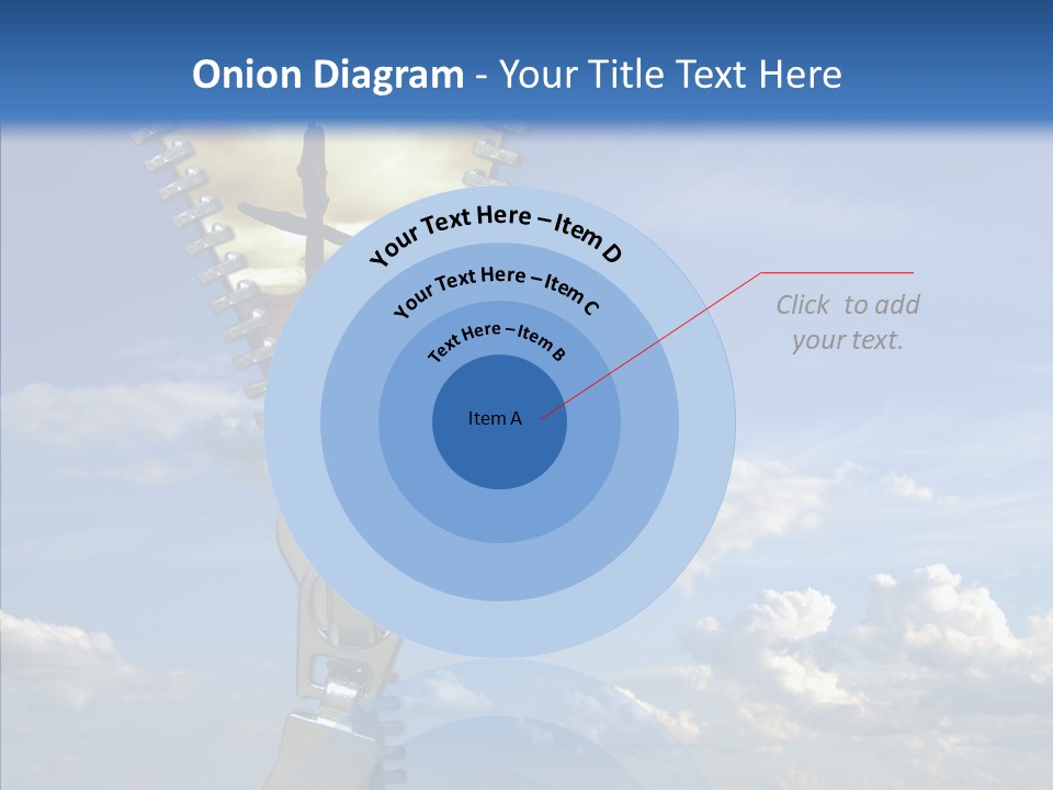 Zipper Conceptual Zip PowerPoint Template