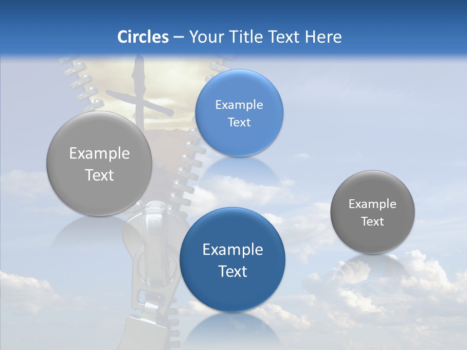 Zipper Conceptual Zip PowerPoint Template