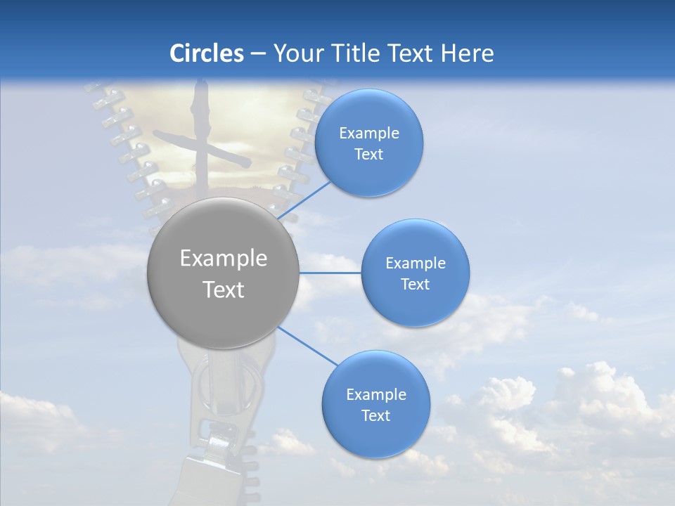 Zipper Conceptual Zip PowerPoint Template