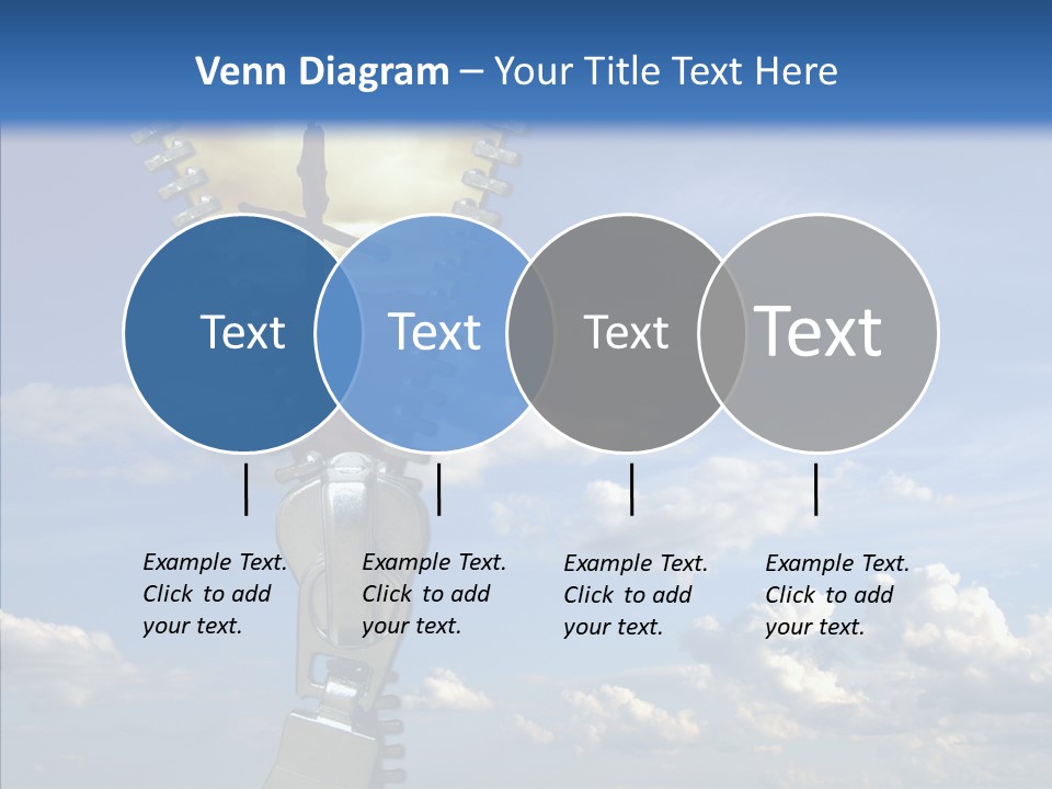 Zipper Conceptual Zip PowerPoint Template