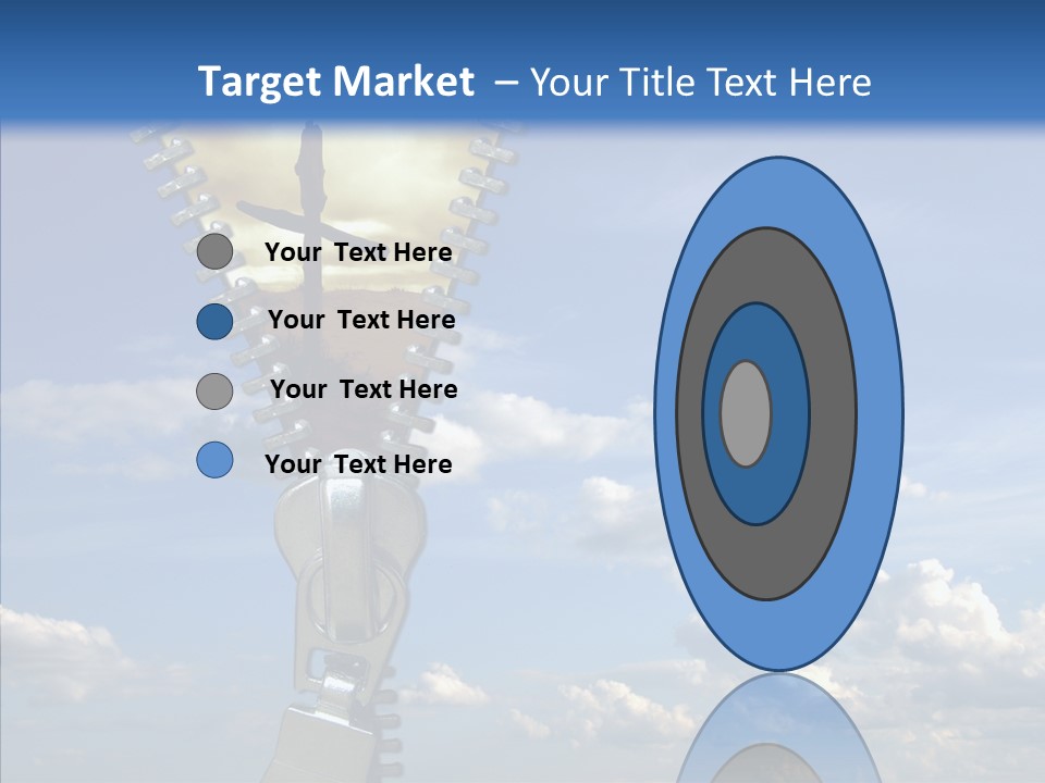 Zipper Conceptual Zip PowerPoint Template