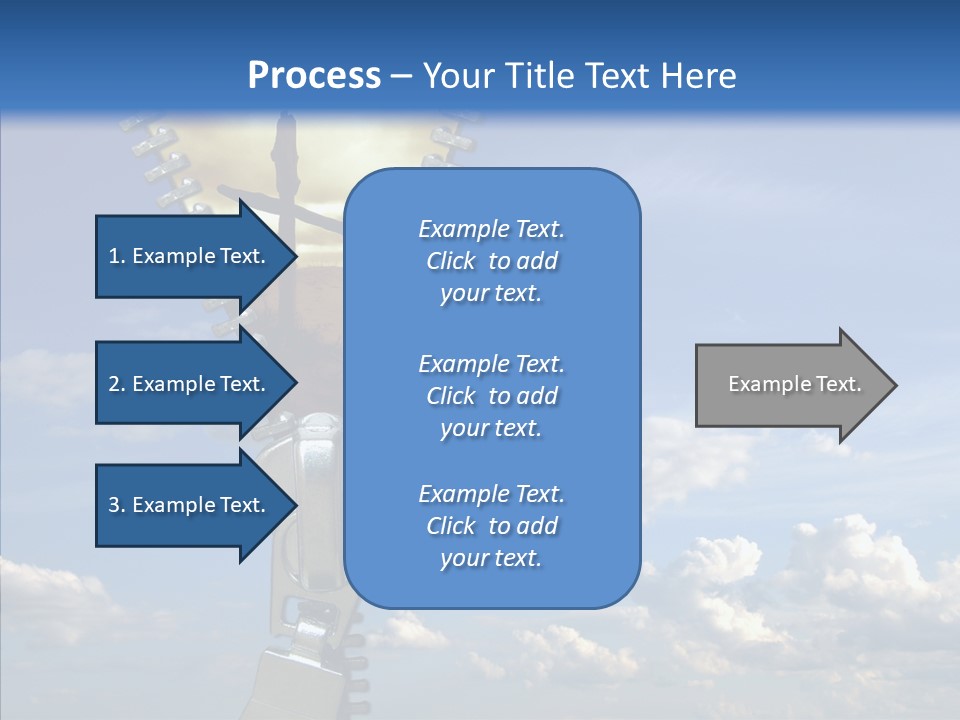 Zipper Conceptual Zip PowerPoint Template