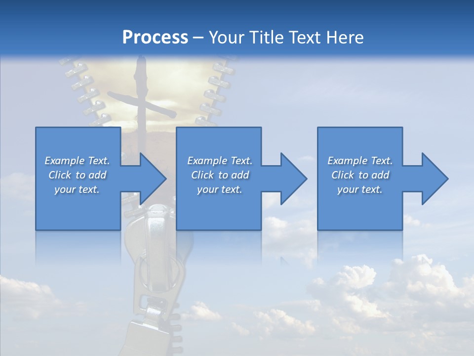 Zipper Conceptual Zip PowerPoint Template