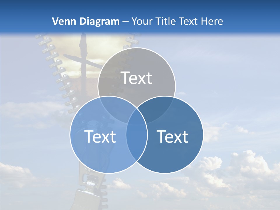 Zipper Conceptual Zip PowerPoint Template