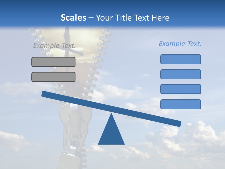 Zipper Conceptual Zip PowerPoint Template