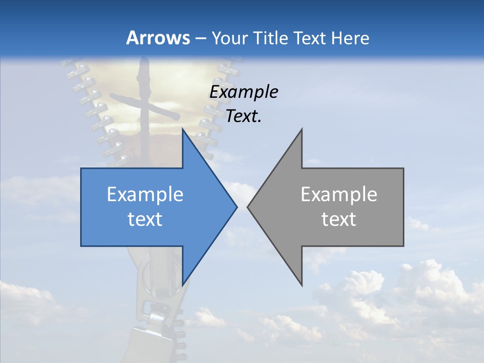 Zipper Conceptual Zip PowerPoint Template