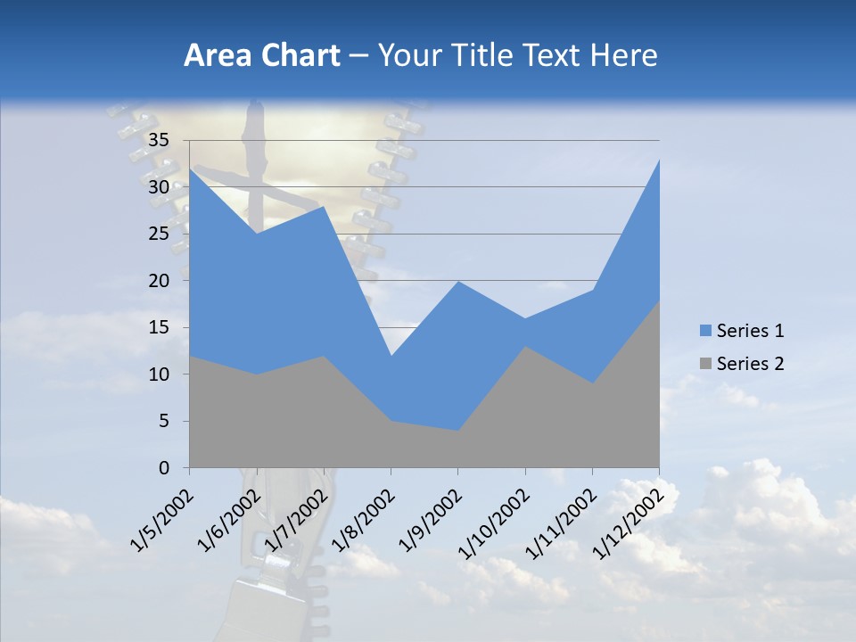 Zipper Conceptual Zip PowerPoint Template