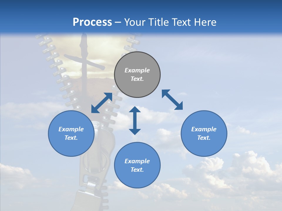 Zipper Conceptual Zip PowerPoint Template
